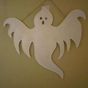 Halloween Ghost Shaped Wall Decor in white